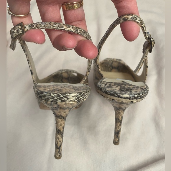 Jimmy Choo snake skin heels, size 36.5 - Picture 4 of 8